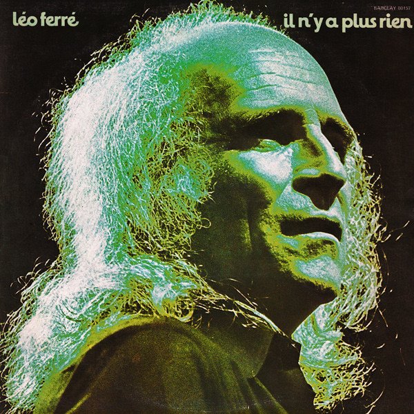 Il n'y a plus rien cover