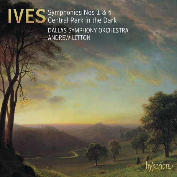 Ives: Symphonies Nos. 1 & 4; Central Park in the Dark cover