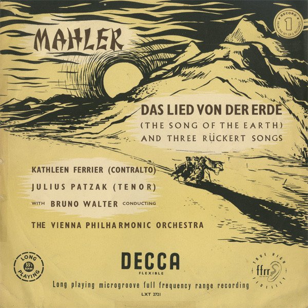 Mahler: Das Lied von der Erde; 3 Rückert Lieder cover