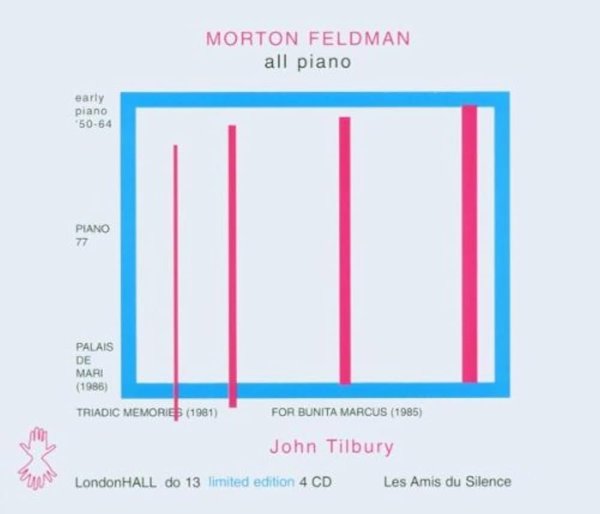 Morton Feldman: All Piano cover