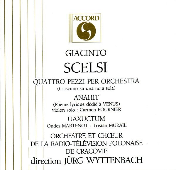Quattro Pezzi Per Orchestra; Anahit; Uaxuctum cover