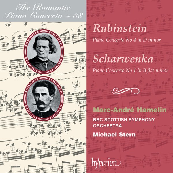 Rubinstein: Piano Concerto No. 4; Scharwenka: Piano Concerto No. 1 cover